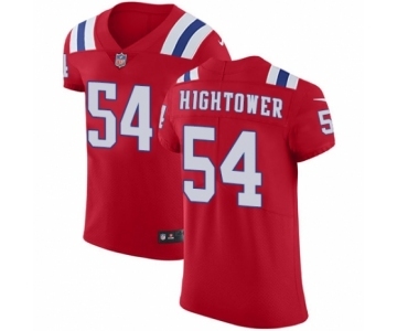 Men's Nike New England Patriots #54 Dont'a Hightower Red Alternate Vapor Untouchable Elite Player NFL Jersey