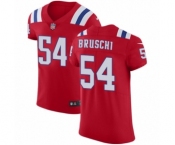 Men's Nike New England Patriots #54 Tedy Bruschi Red Alternate Vapor Untouchable Elite Player NFL Jersey