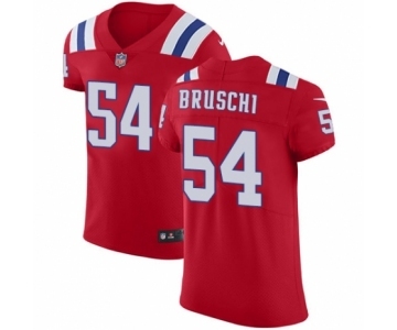 Men's Nike New England Patriots #54 Tedy Bruschi Red Alternate Vapor Untouchable Elite Player NFL Jersey