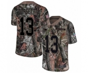 Men's Nike New England Patriots #13 Phillip Dorsett Camo Rush Realtree Limited NFL Jersey