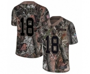 Men's Nike New England Patriots #18 Matthew Slater Camo Rush Realtree Limited NFL Jersey