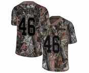 Men's Nike New England Patriots #46 James Develin Camo Rush Realtree Limited NFL Jersey