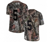 Men's Nike New England Patriots #5 Danny Etling Camo Rush Realtree Limited NFL Jerse