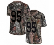 Men's Nike New England Patriots #95 Derek Rivers Camo Rush Realtree Limited NFL Jersey