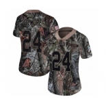 Women's Nike New England Patriots #24 Stephon Gilmore Camo Rush Realtree Limited NFL Jersey