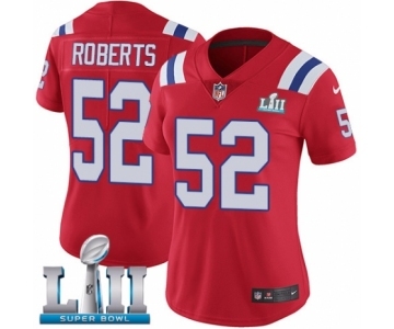 Women's Nike New England Patriots #52 Elandon Roberts Red Alternate Vapor Untouchable Limited Player Super Bowl LII NFL Jersey