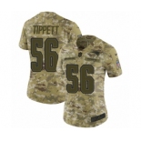 Women's Nike New England Patriots #56 Andre Tippett Limited Camo 2018 Salute to Service NFL Jersey