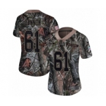 Women's Nike New England Patriots #61 Marcus Cannon Camo Rush Realtree Limited NFL Jersey