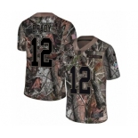 Youth Nike New England Patriots #12 Tom Brady Camo Untouchable Limited NFL Jersey