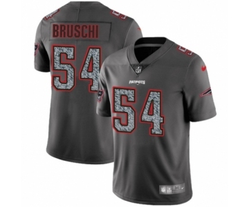 Youth Nike New England Patriots #54 Tedy Bruschi Gray Static Untouchable Limited NFL Jersey