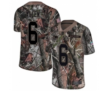 Youth Nike New England Patriots #6 Ryan Allen Camo Untouchable Limited NFL Jersey