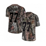 Youth Nike New England Patriots #77 Trent Brown Camo Untouchable Limited NFL Jersey