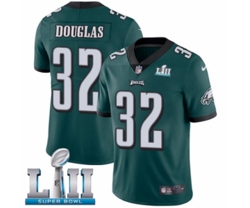 Men's Nike Philadelphia Eagles #32 Rasul Douglas Midnight Green Team Color Vapor Untouchable Limited Player Super Bowl LII NFL Jersey