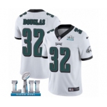 Men's Nike Philadelphia Eagles #32 Rasul Douglas White Vapor Untouchable Limited Player Super Bowl LII NFL Jerse