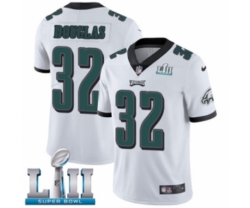 Men's Nike Philadelphia Eagles #32 Rasul Douglas White Vapor Untouchable Limited Player Super Bowl LII NFL Jerse