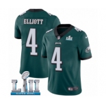 Men's Nike Philadelphia Eagles #4 Jake Elliott Midnight Green Team Color Vapor Untouchable Limited Player Super Bowl LII NFL Jersey