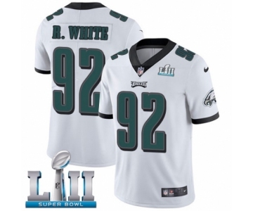 Men's Nike Philadelphia Eagles #92 Reggie White Vapor Untouchable Limited Player Super Bowl LII NFL Jersey