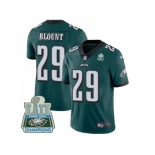 Nike Philadelphia Eagles #29 LeGarrette Blount Midnight Green Team Color Super Bowl LII Champions Men Stitched NFL Vapor Untouchable Limited Jersey