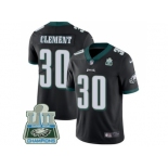 Nike Philadelphia Eagles #30 Corey Clement Black Alternate Super Bowl LII Champions Men Stitched NFL Vapor Untouchable Limited Jersey