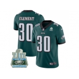 Nike Philadelphia Eagles #30 Corey Clement Midnight Green Team Color Super Bowl LII Champions Men Stitched NFL Vapor Untouchable Limited Jersey