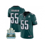 Nike Philadelphia Eagles #55 Brandon Graham Midnight Green Team Color Super Bowl LII Champions Men Stitched NFL Vapor Untouchable Limited Jersey