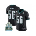 Nike Philadelphia Eagles #56 Chris Long Black Alternate Super Bowl LII Champions Men Stitched NFL Vapor Untouchable Limited Jersey