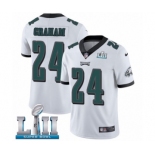 Youth Nike Philadelphia Eagles #24 Corey Graham White Vapor Untouchable Limited Player Super Bowl LII NFL Jersey