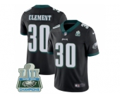 Youth Nike Philadelphia Eagles #30 Corey Clement Black Alternate Super Bowl LII Champions Stitched NFL Vapor Untouchable Limited Jersey