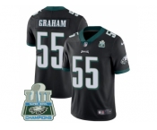 Youth Nike Philadelphia Eagles #55 Brandon Graham Black Alternate Super Bowl LII Champions Stitched NFL Vapor Untouchable Limited Jersey