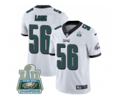 Youth Nike Philadelphia Eagles #56 Chris Long White Super Bowl LII Champions Stitched NFL Vapor Untouchable Limited Jersey