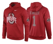 NCAA Ohio State Buckeyes #1 Braxton Miller Red Playoff Bound Vital College Football Pullover Hoodie