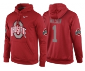 NCAA Ohio State Buckeyes #1 Dontre Wilson Red Playoff Bound Vital College Football Pullover Hoodie