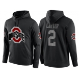 NCAA Ohio State Buckeyes #2 Cris Carter Black Playoff Bound Vital College Football Pullover Hoodie