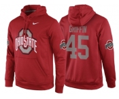 NCAA Ohio State Buckeyes #45 Archie Griffin Red Playoff Bound Vital College Football Pullover Hoodie