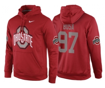 NCAA Ohio State Buckeyes #97 Joey Bosa Red Playoff Bound Vital College Football Pullover Hoodie