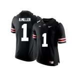 2016 Ohio State Buckeyes Braxton Miller #1 College Football Limited Jersey - Black