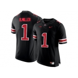 2016 Ohio State Buckeyes Braxton Miller #1 College Football Limited Jersey - Blackout