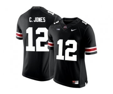 2016 Ohio State Buckeyes C.Jones #12 College Football Limited Jersey - Black