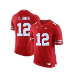 2016 Ohio State Buckeyes C.Jones #12 College Football Limited Jersey - Scarlet