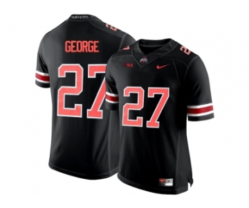 2016 Ohio State Buckeyes Eddie George #27 College Football Limited Jersey - Blackout