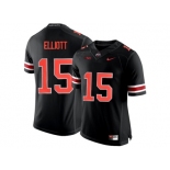 2016 Ohio State Buckeyes Ezekiel Elliott #15 College Football Limited Jersey - Blackout