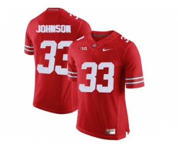 2016 Ohio State Buckeyes Pete Johnson #33 College Football Limited Jersey - Scarlet