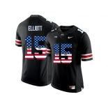 2016 US Flag Fashion Ohio State Buckeyes Ezekiel Elliott #15 College Football Limited Jersey - Black