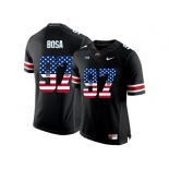 2016 US Flag Fashion Ohio State Buckeyes Nick Bosa #97 College Football Limited Jersey - Black