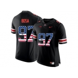 2016 US Flag Fashion Ohio State Buckeyes Nick Bosa #97 College Football Limited Jersey - Blackout