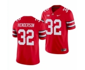 Ohio State Buckeyes #32 TreVeyon Henderson Scarlet NCAA Football Jersey