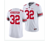 Ohio State Buckeyes #32 TreVeyon Henderson White NCAA Football Jersey