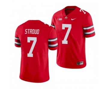 Ohio State Buckeyes #7 C.J. Stroud Red Scarlet 2021 College Football Jersey