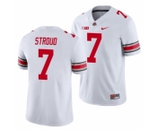 Ohio State Buckeyes #7 C.J. Stroud White Scarlet 2021 College Football Jersey