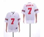 Ohio State Buckeyes #7 Dwayne Haskins Jr White College Football Jersey